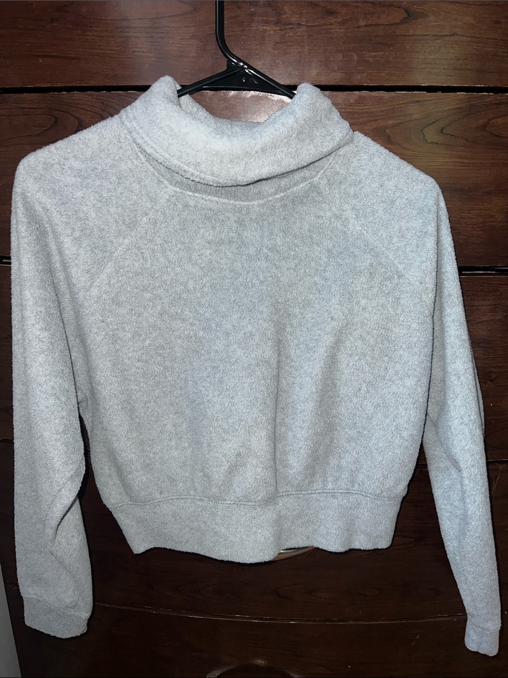 Cozy Mock Neck Women's Sweater - Light Gray